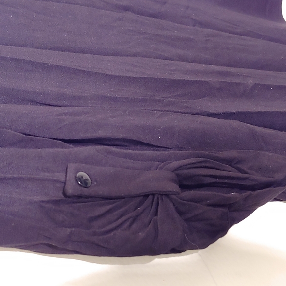 Cupio black three quarter sleeve top size Small - Picture 11 of 11